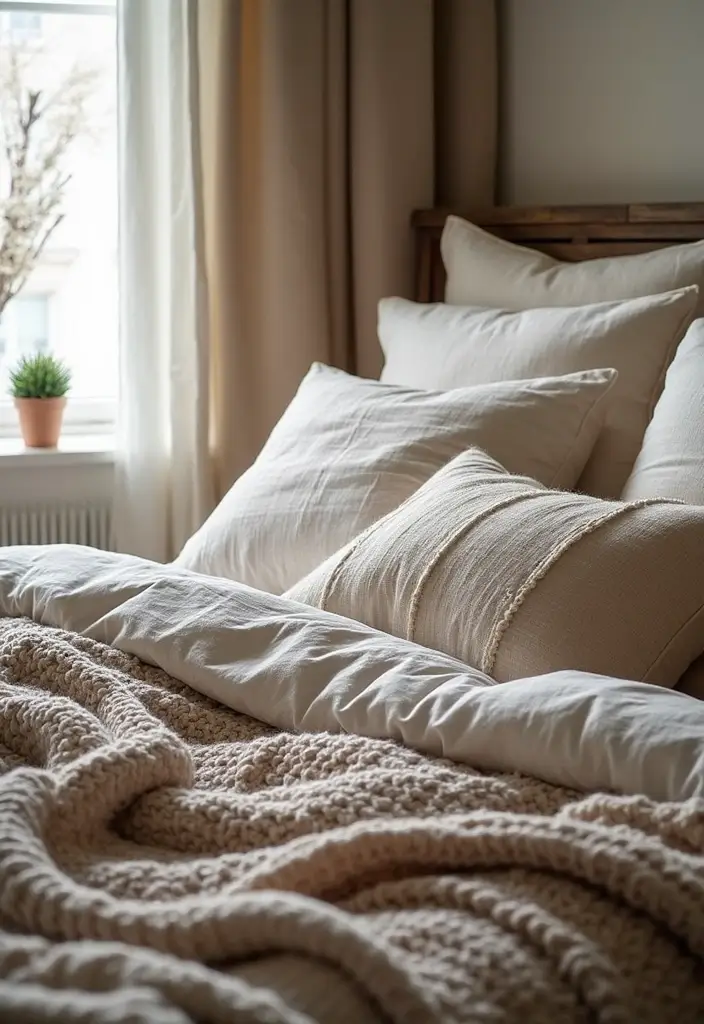 25+ Preppy Bedroom Ideas for a Trendy Makeover 13 25+ Preppy Bedroom Ideas for a Trendy Makeover - 13. Layered Textures
