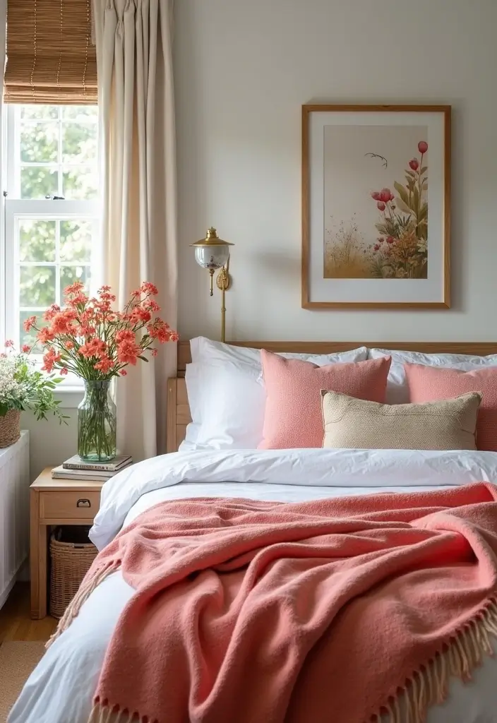 25+ Preppy Bedroom Ideas for a Trendy Makeover 20 25+ Preppy Bedroom Ideas for a Trendy Makeover - 20. Seasonal Decor Swaps