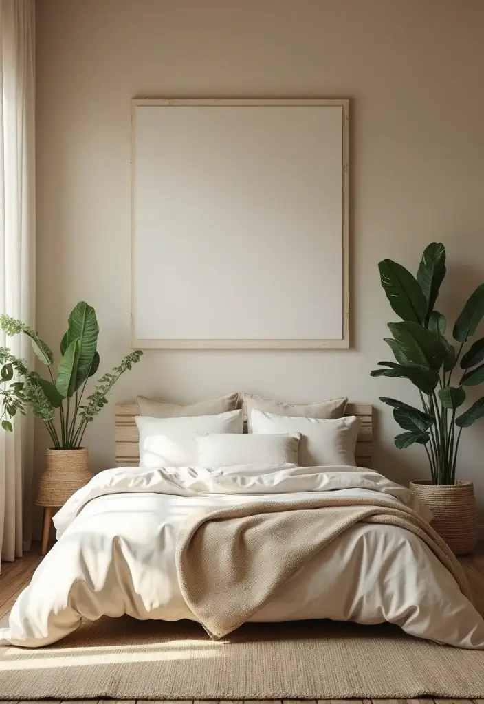 25+ Rustic Bedroom Ideas for a Cozy Country Vibe 5 25+ Rustic Bedroom Ideas for a Cozy Country Vibe - 5. Neutral Color Palette