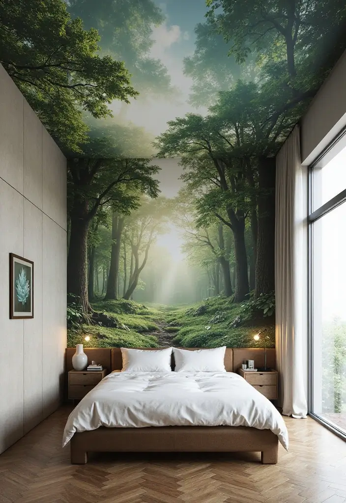 25+ Stunning Bedroom Ceiling Ideas That Transform Any Room 12 25+ Stunning Bedroom Ceiling Ideas That Transform Any Room - 12. Ceiling Murals