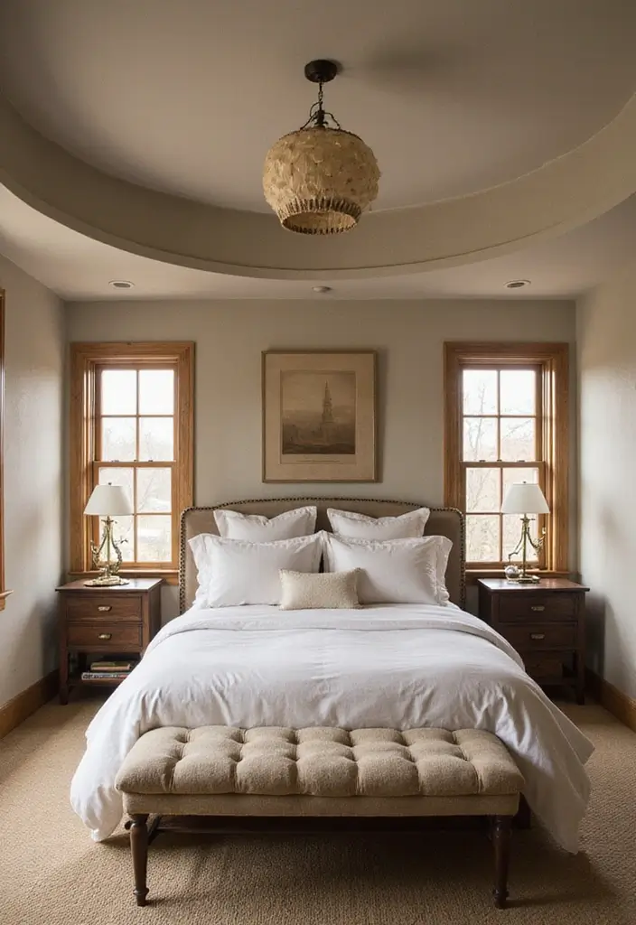 25+ Stunning Bedroom Ceiling Ideas That Transform Any Room 22 25+ Stunning Bedroom Ceiling Ideas That Transform Any Room - 22. Opt for Round Ceilings