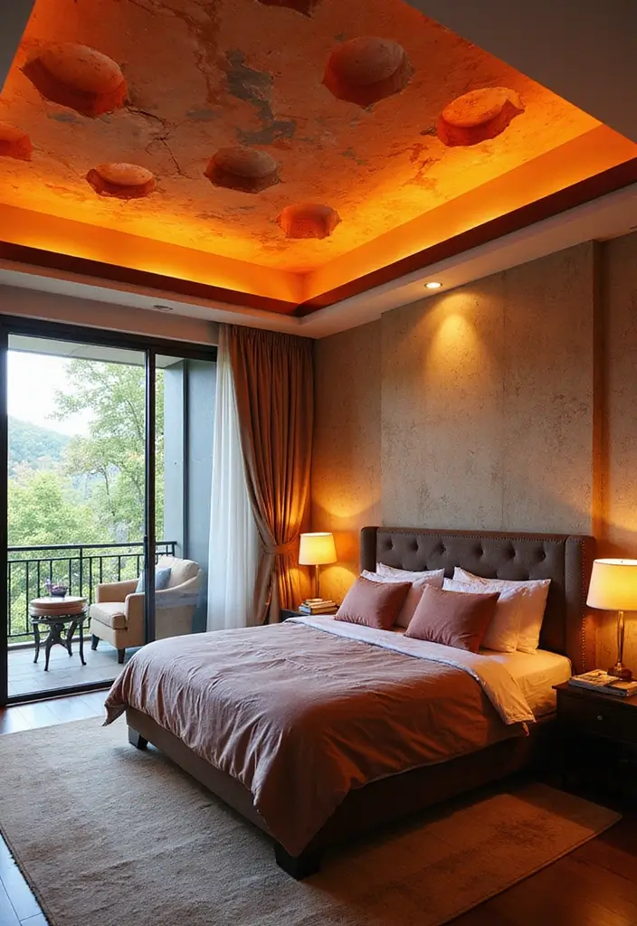 25+ Stunning Bedroom Ceiling Ideas That Transform Any Room 9 25+ Stunning Bedroom Ceiling Ideas That Transform Any Room - 9. Accent Lighting