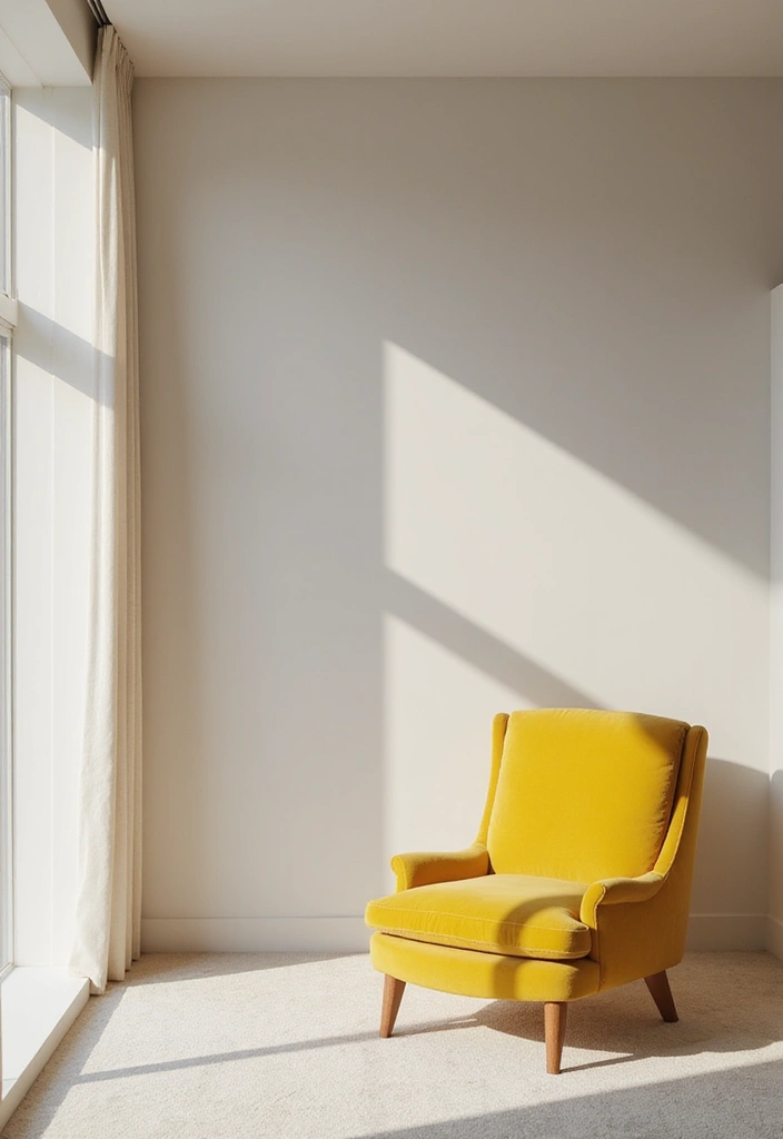25+ Yellow Bedroom Ideas to Brighten Up Your Space 9 25+ Yellow Bedroom Ideas to Brighten Up Your Space - 9. Minimalist Yellow Elegance