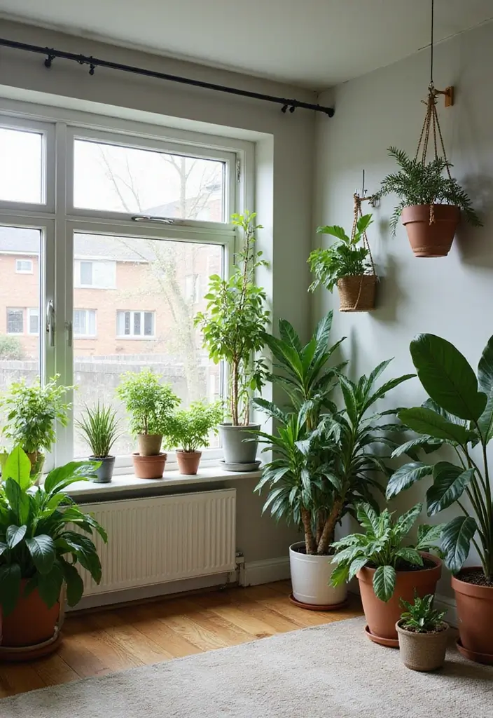 30+ Basement Bedroom Ideas to Maximize Every Inch - 13. Add Plants for Life