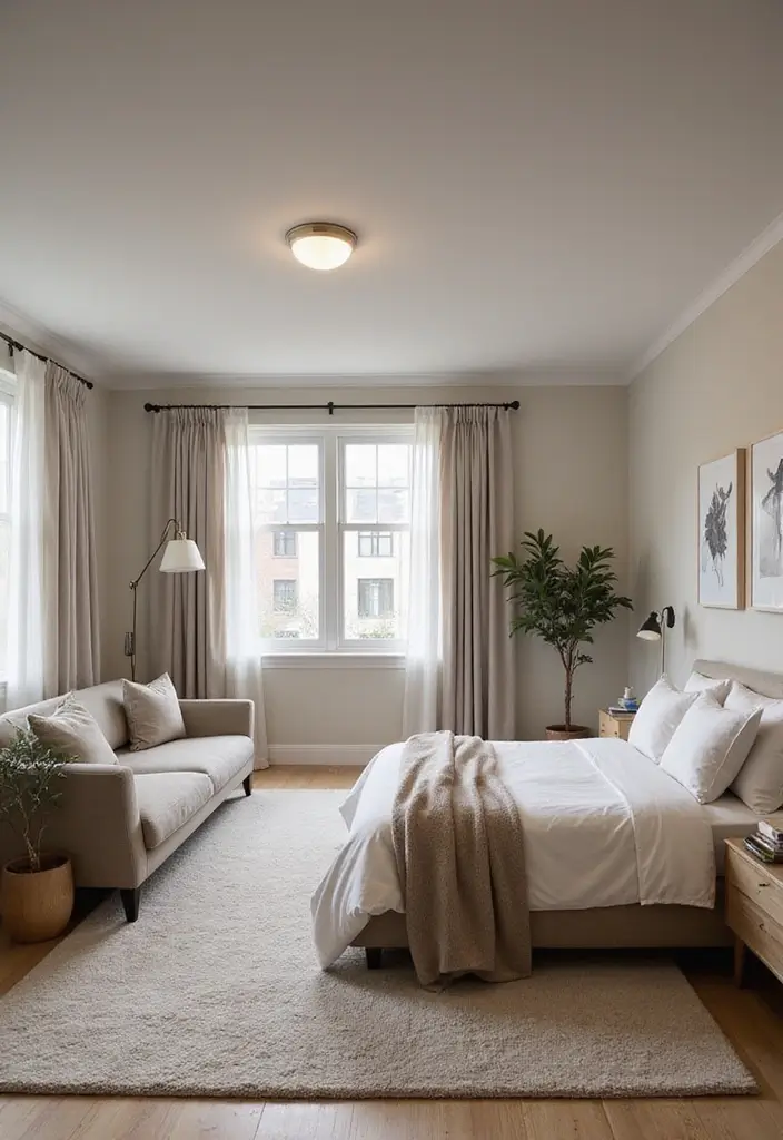30+ Basement Bedroom Ideas to Maximize Every Inch - 18. Open Concept Layout