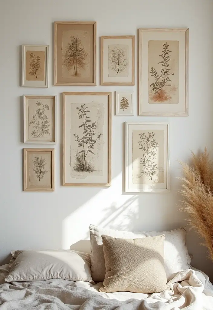 30+ Bedroom Wall Collage Ideas That Look Aesthetic 19 30+ Bedroom Wall Collage Ideas That Look Aesthetic - 19. Sketchbook Page Display