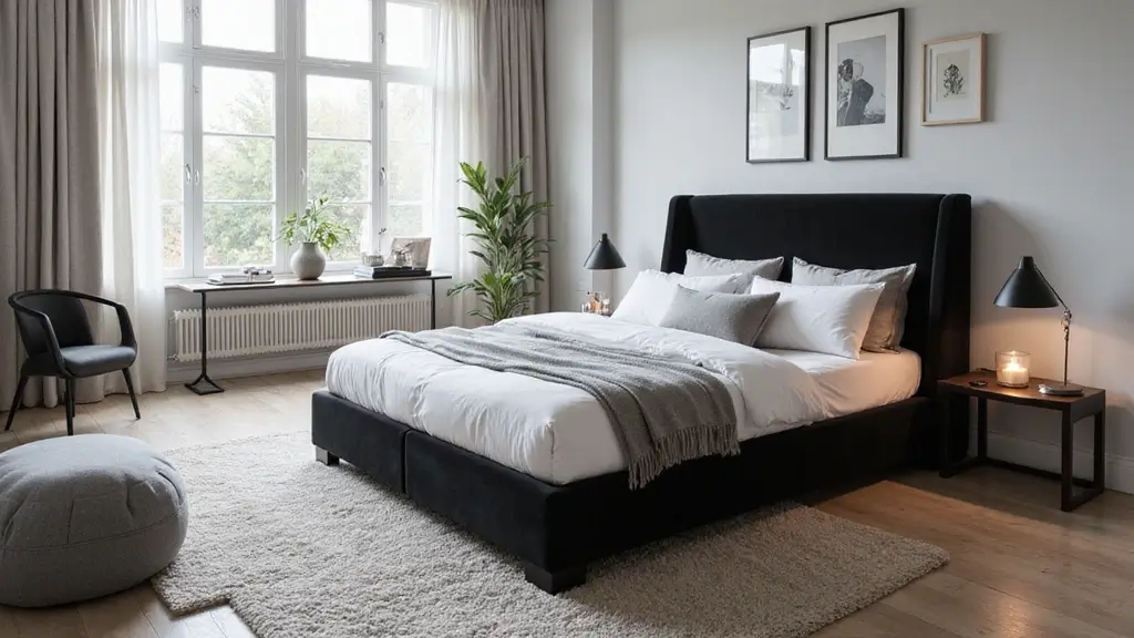30+ Black Bed Frame Bedroom Ideas That Feel Bold and Stylish