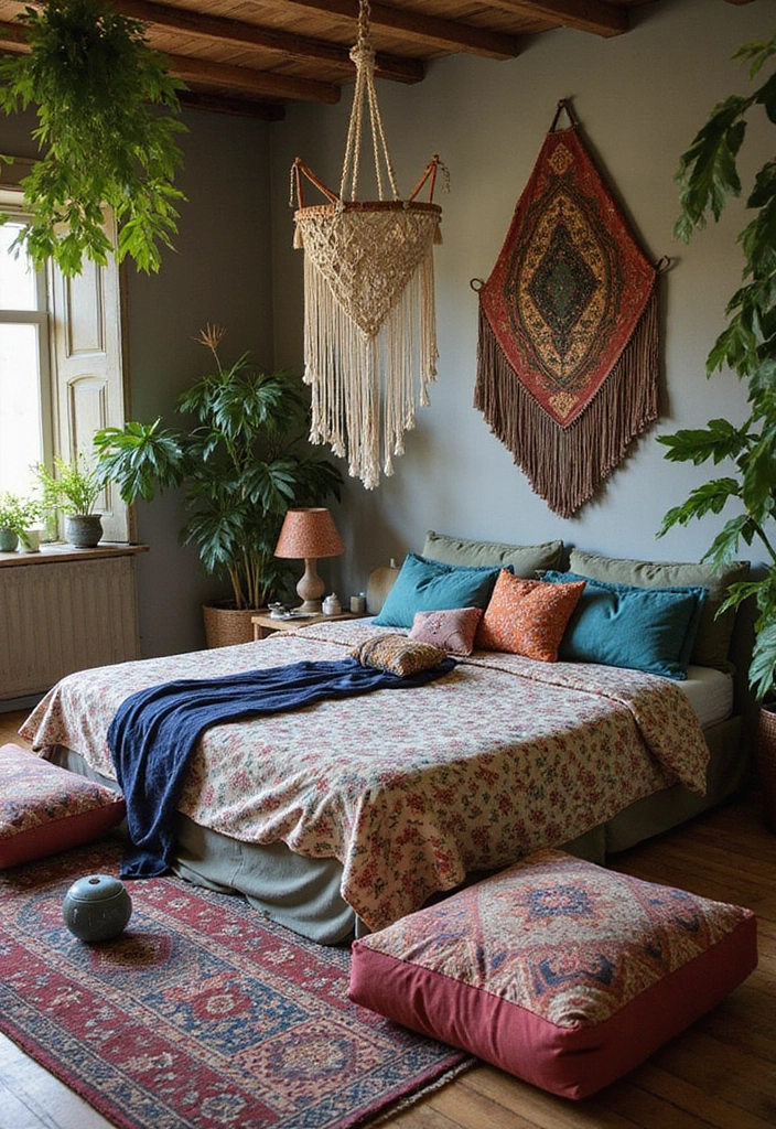 30+ Colorful Bedroom Ideas Full of Personality 1 30+ Colorful Bedroom Ideas Full of Personality - 1. Boho-Chic Oasis