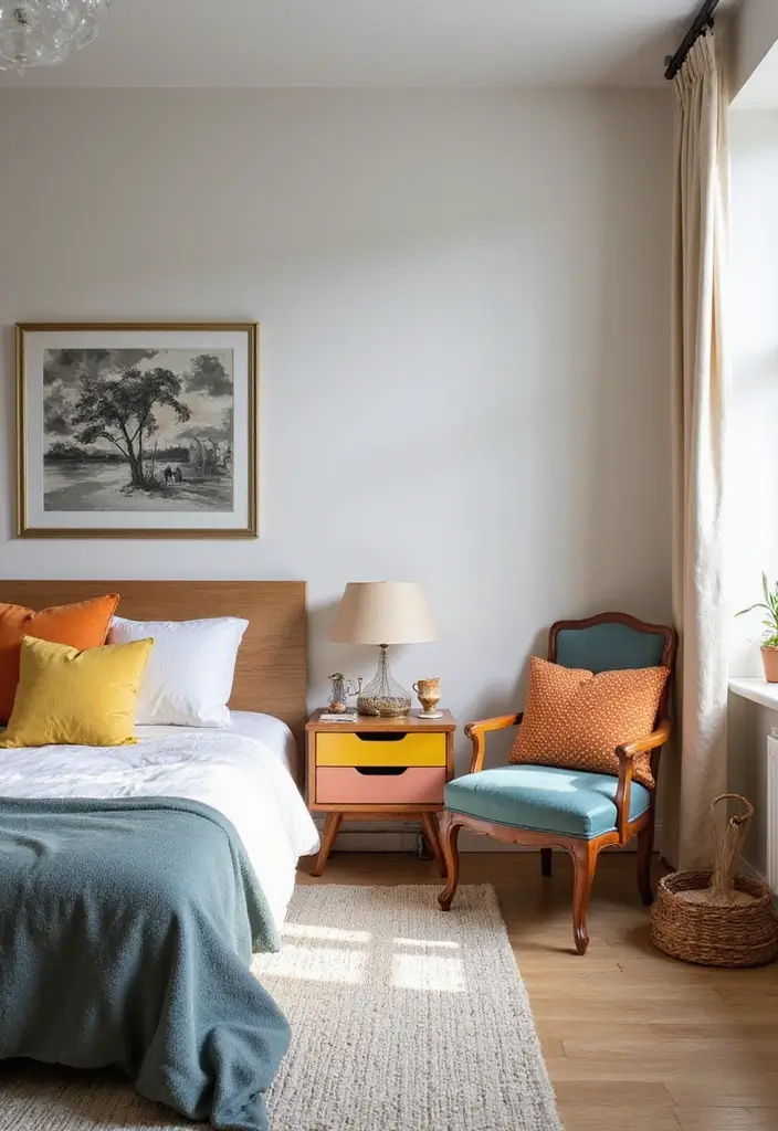 30+ Colorful Bedroom Ideas Full of Personality 14 30+ Colorful Bedroom Ideas Full of Personality - 14. Colorful Furniture