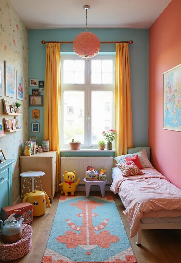 30+ Colorful Bedroom Ideas Full of Personality 19 30+ Colorful Bedroom Ideas Full of Personality - 19. Playful Children's Bedrooms