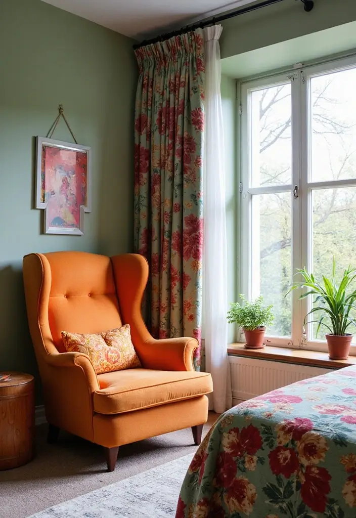 30+ Colorful Bedroom Ideas Full of Personality 23 30+ Colorful Bedroom Ideas Full of Personality - 23. Accent Chairs