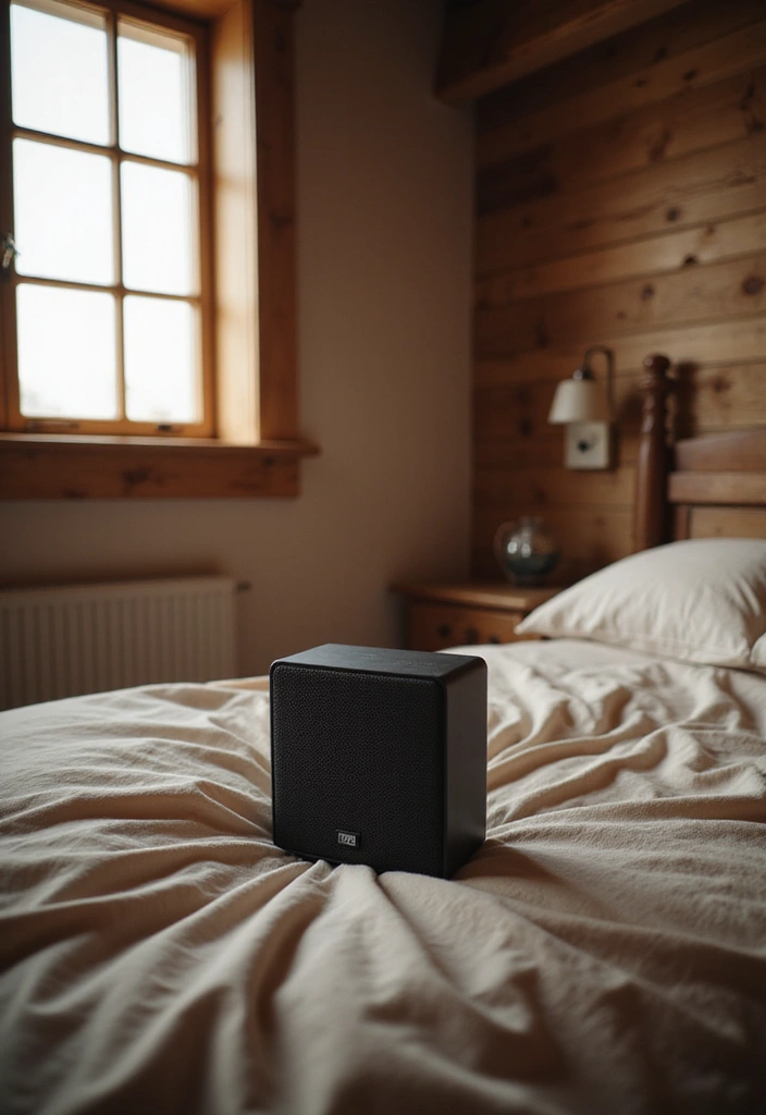 30+ Cozy Loft Bedroom Ideas You’ll Want to Copy 13 30+ Cozy Loft Bedroom Ideas You’ll Want to Copy - 13. Soft Ambient Music