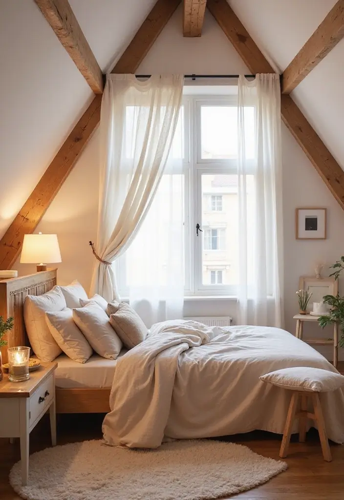 30+ Cozy Loft Bedroom Ideas You’ll Want to Copy 2 30+ Cozy Loft Bedroom Ideas You’ll Want to Copy - 2. Soft Color Palettes