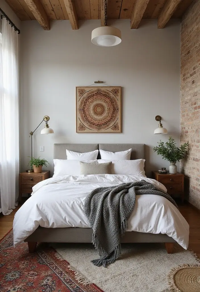 30+ Cozy Loft Bedroom Ideas You’ll Want to Copy 3 30+ Cozy Loft Bedroom Ideas You’ll Want to Copy - 3. Layered Textures