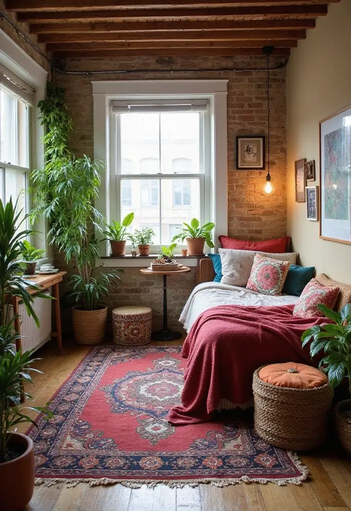30+ Cozy Loft Bedroom Ideas You’ll Want to Copy 5 30+ Cozy Loft Bedroom Ideas You’ll Want to Copy - 5. Bohemian Vibes