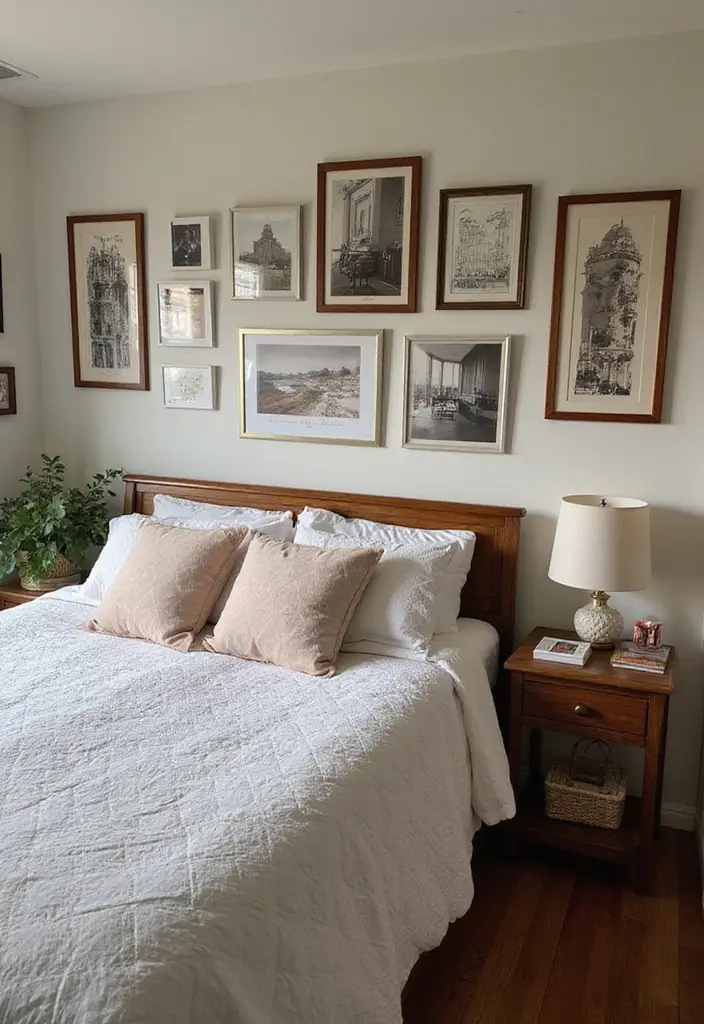 30+ Dark Earthy Bedroom Ideas for a Natural Feel - 18. Personal Touches