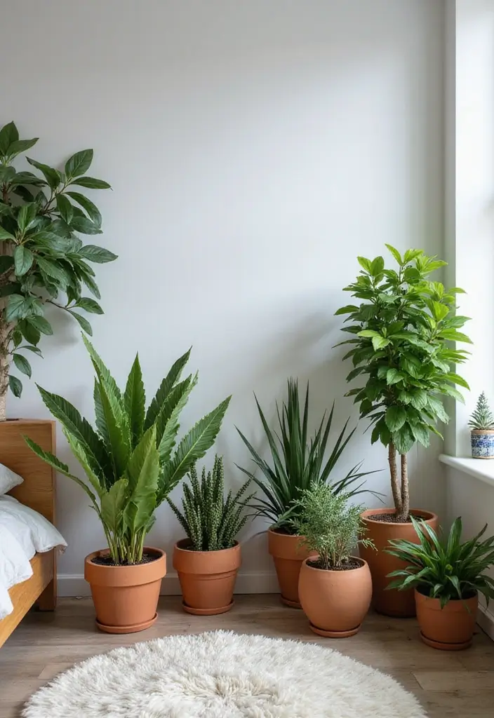30+ Dark Earthy Bedroom Ideas for a Natural Feel - 4. Indoor Plants