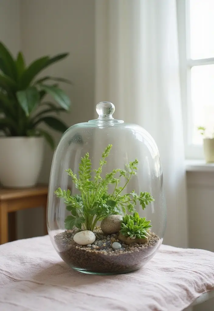 30+ Girls Bedroom Ideas That Look Pretty and Fun 12 30+ Girls Bedroom Ideas That Look Pretty and Fun - 12. Terrarium Decor