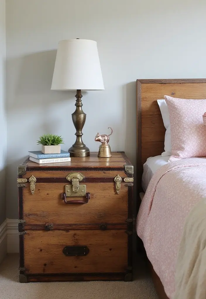 30+ Girls Bedroom Ideas That Look Pretty and Fun 28 30+ Girls Bedroom Ideas That Look Pretty and Fun - 28. Unique Bedside Tables