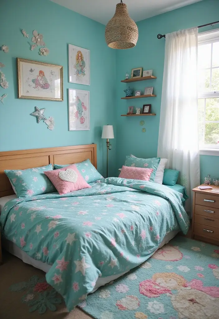 30+ Girls Bedroom Ideas That Look Pretty and Fun 29 30+ Girls Bedroom Ideas That Look Pretty and Fun - 29. Playful Themes