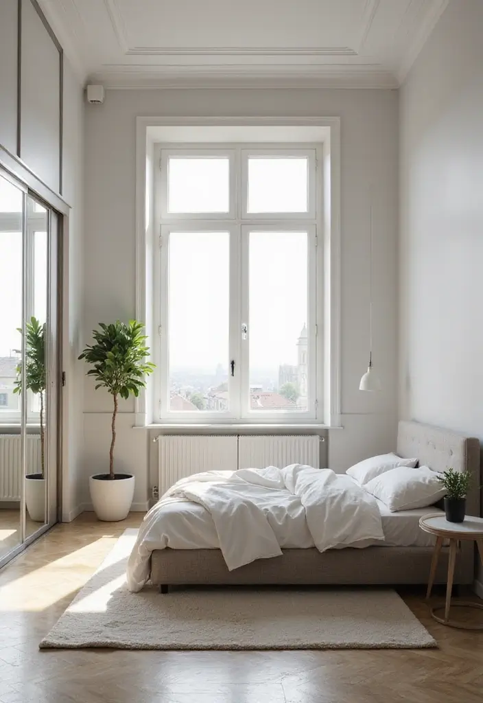 30+ Grey and Beige Bedroom Ideas for a Modern Neutral Style 20 30+ Grey and Beige Bedroom Ideas for a Modern Neutral Style - 20. Natural Light Optimization