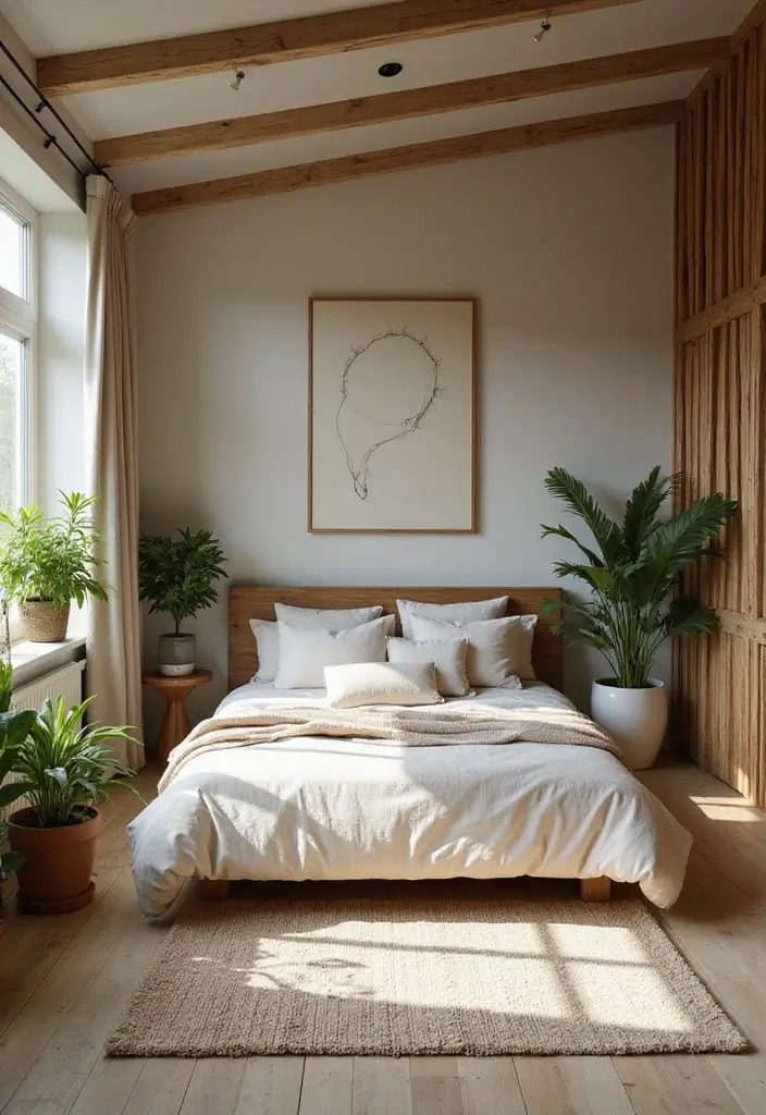30+ Grey and Beige Bedroom Ideas for a Modern Neutral Style 23 30+ Grey and Beige Bedroom Ideas for a Modern Neutral Style - 23. Inspiration from Nature