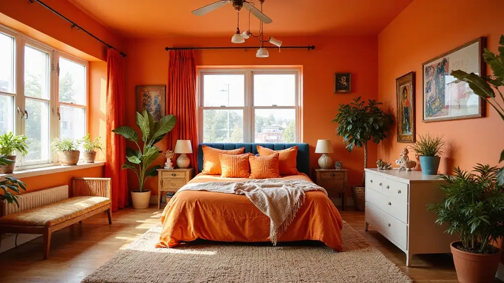 30+ Orange Bedroom Ideas for a Bold and Energetic Look