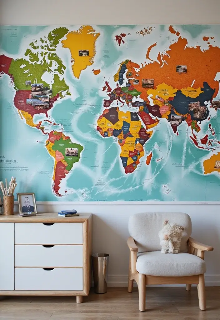 30+ Picture Wall Bedroom Ideas You’ll Want to Try 9 30+ Picture Wall Bedroom Ideas You’ll Want to Try - 9. Personal Travel Memories