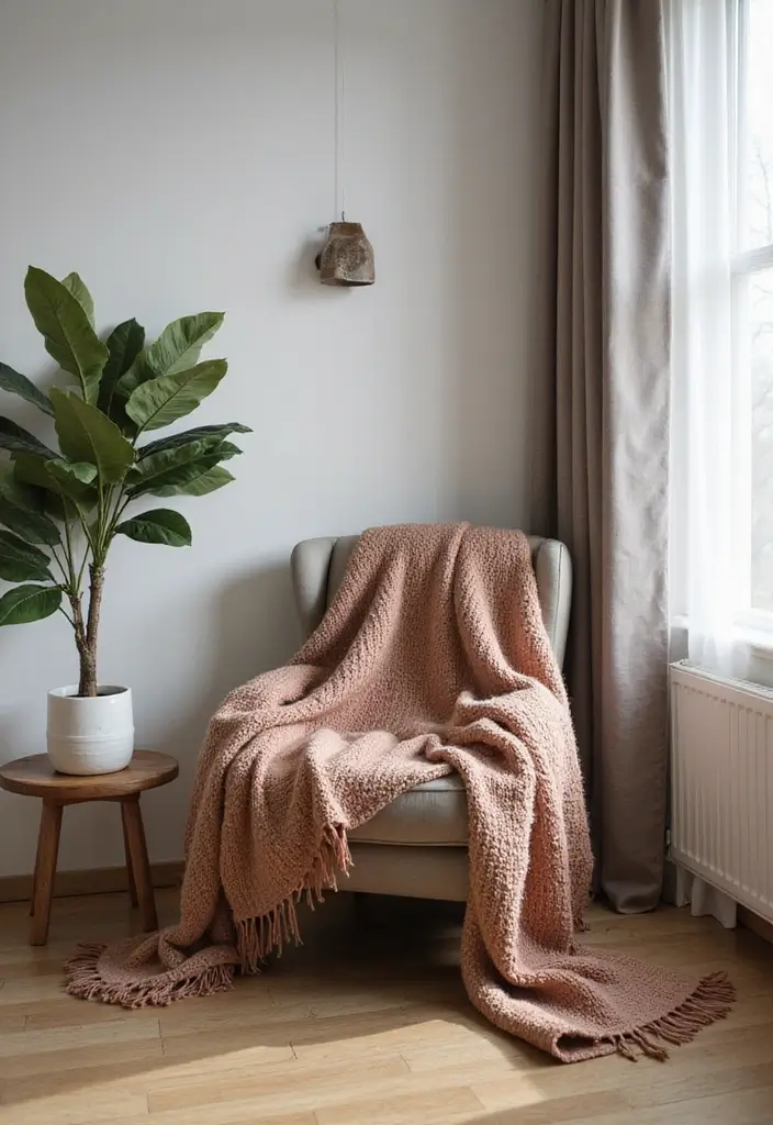 30+ Relaxing Bedroom Ideas for the Perfect Retreat 14 30+ Relaxing Bedroom Ideas for the Perfect Retreat - 14. Warm Throw Blankets for Extra Comfort