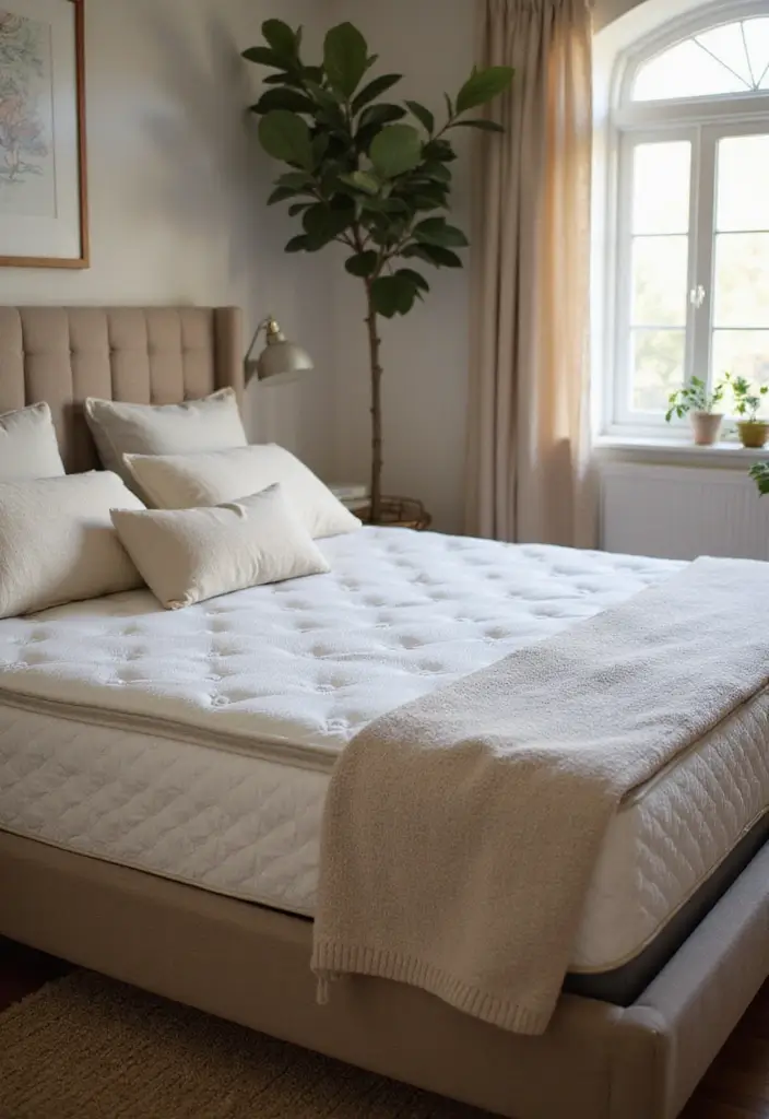 30+ Relaxing Bedroom Ideas for the Perfect Retreat 26 30+ Relaxing Bedroom Ideas for the Perfect Retreat - 26. Focus on Sleep Quality with Quality Mattresses