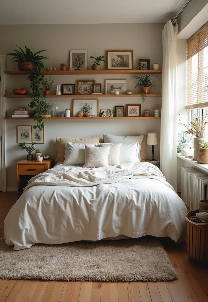 30+ Relaxing Bedroom Ideas for the Perfect Retreat 27 30+ Relaxing Bedroom Ideas for the Perfect Retreat - 27. Personal Mementos for a Homey Feel