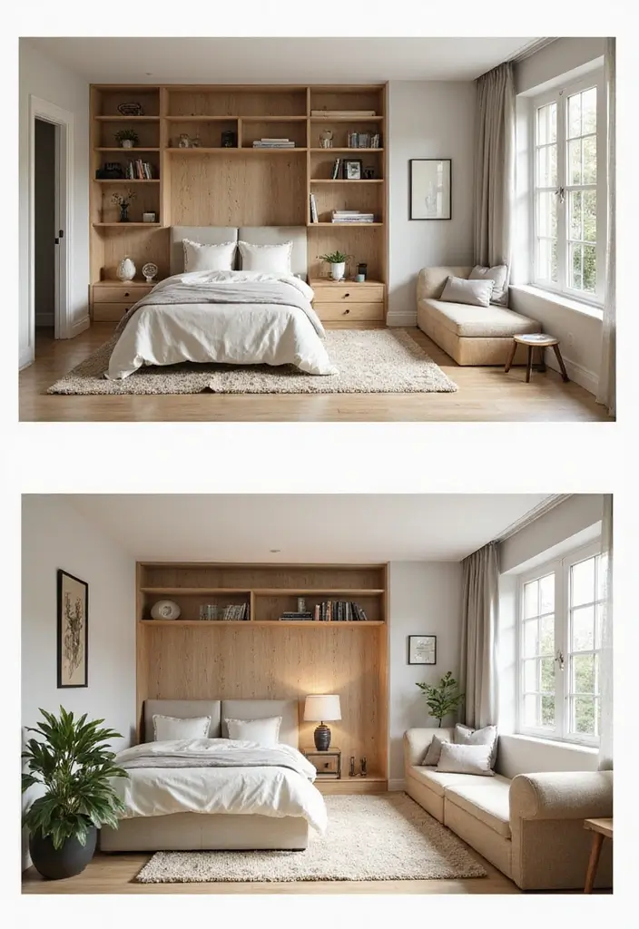 30+ Shared Bedroom Ideas for Boys and Girls That Actually Work - 13. Modular Furniture