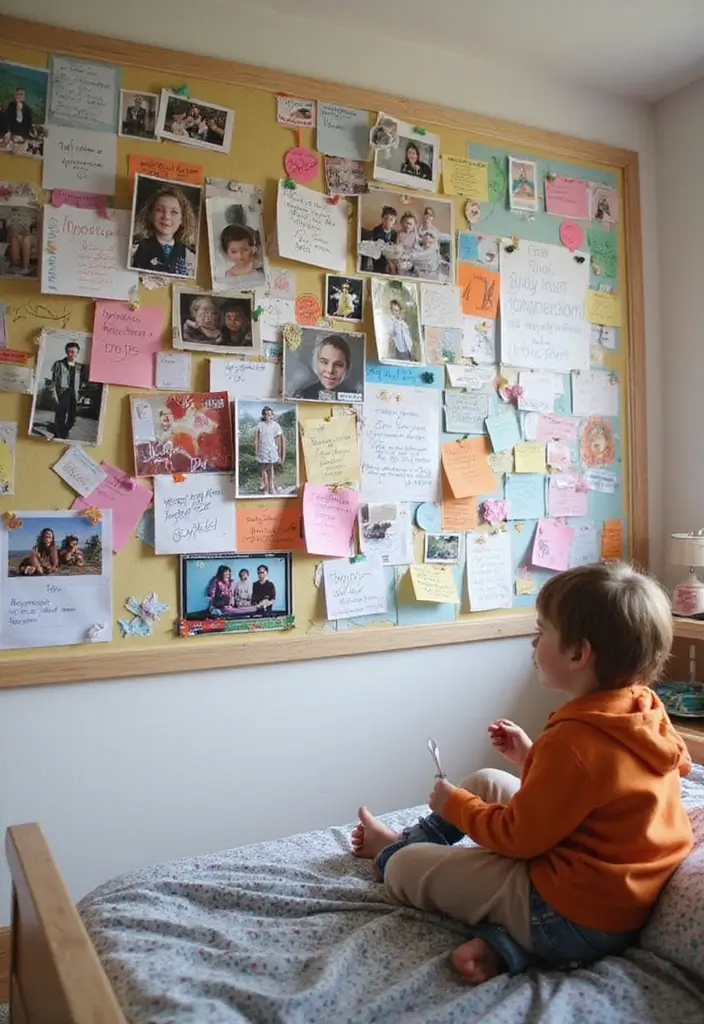 30+ Shared Bedroom Ideas for Boys and Girls That Actually Work - 28. Creative Bulletin Boards