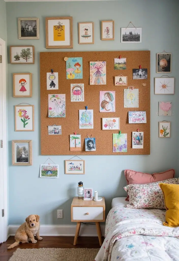 30+ Shared Bedroom Ideas for Boys and Girls That Actually Work - 6. Customizable Wall Art