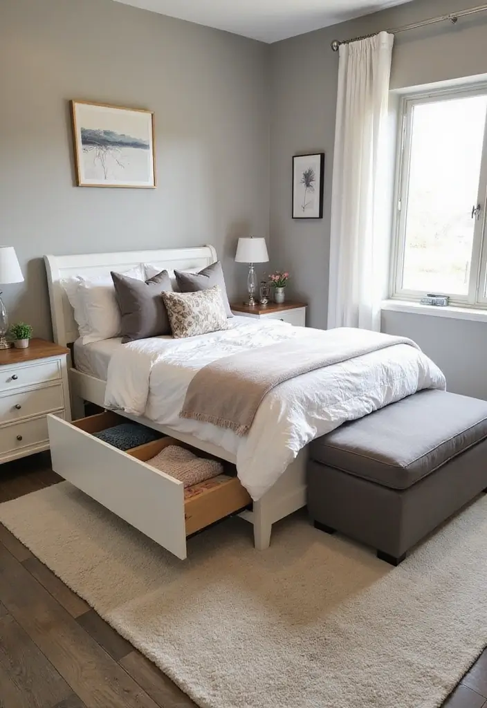 30+ Shared Bedroom Ideas for Boys and Girls That Actually Work - 7. Multi-Functional Furniture