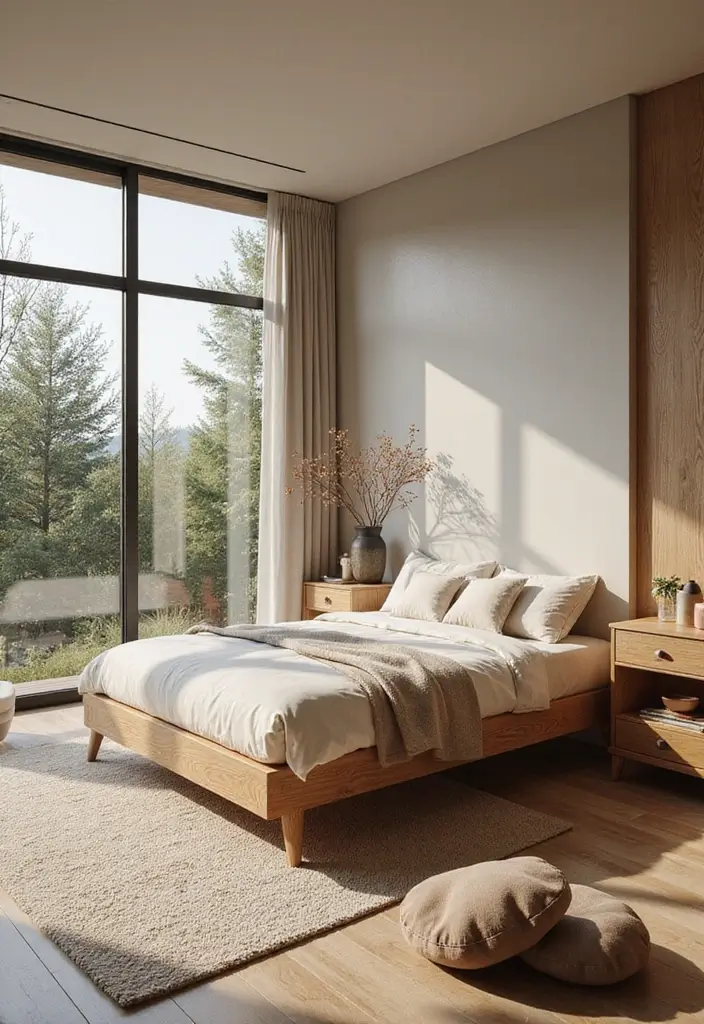 30+ Sims 4 Bedroom Ideas to Inspire Your Next Build 1 30+ Sims 4 Bedroom Ideas to Inspire Your Next Build - 1. Minimalist Nature Retreat