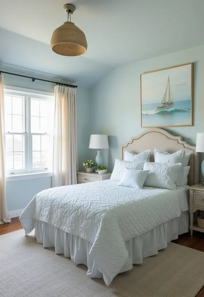 30+ Sims 4 Bedroom Ideas to Inspire Your Next Build 11 30+ Sims 4 Bedroom Ideas to Inspire Your Next Build - 11. Coastal Calm