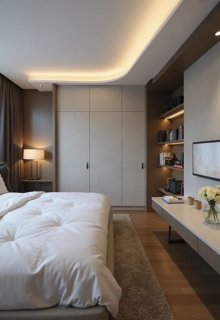 30+ Sims 4 Bedroom Ideas to Inspire Your Next Build 14 30+ Sims 4 Bedroom Ideas to Inspire Your Next Build - 14. Smart Tech Haven