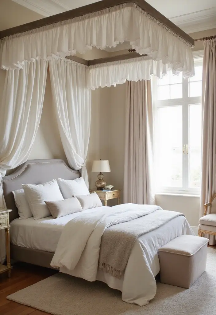 30+ Sims 4 Bedroom Ideas to Inspire Your Next Build 25 30+ Sims 4 Bedroom Ideas to Inspire Your Next Build - 25. Elegant Canopy Designs