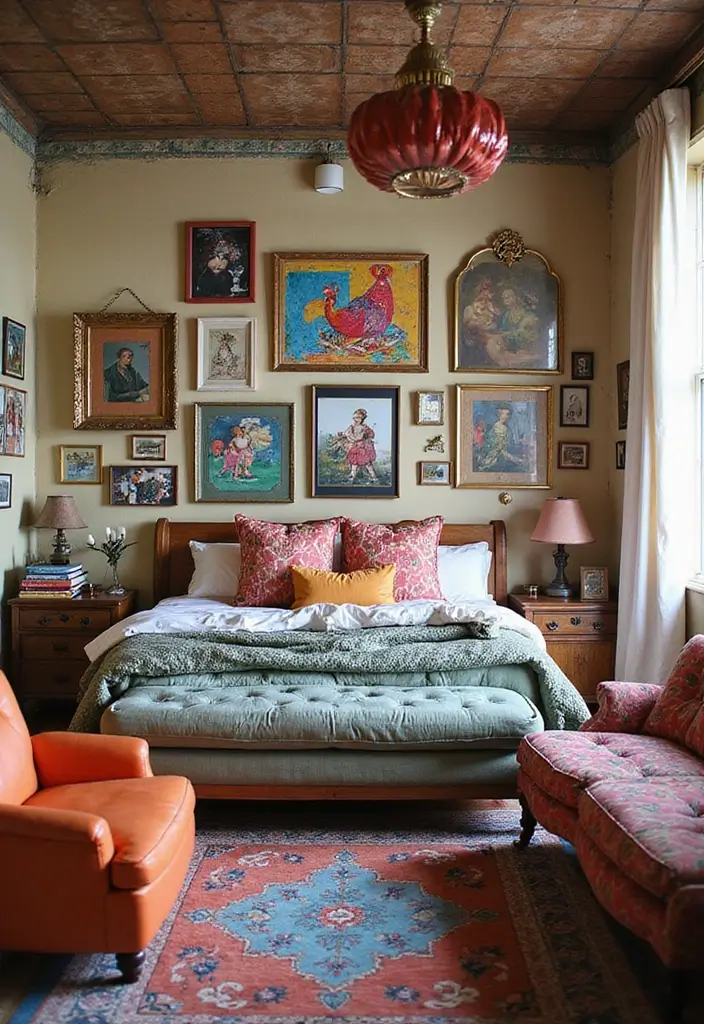 30+ Sims 4 Bedroom Ideas to Inspire Your Next Build 6 30+ Sims 4 Bedroom Ideas to Inspire Your Next Build - 6. Colorful Eclectic Mix