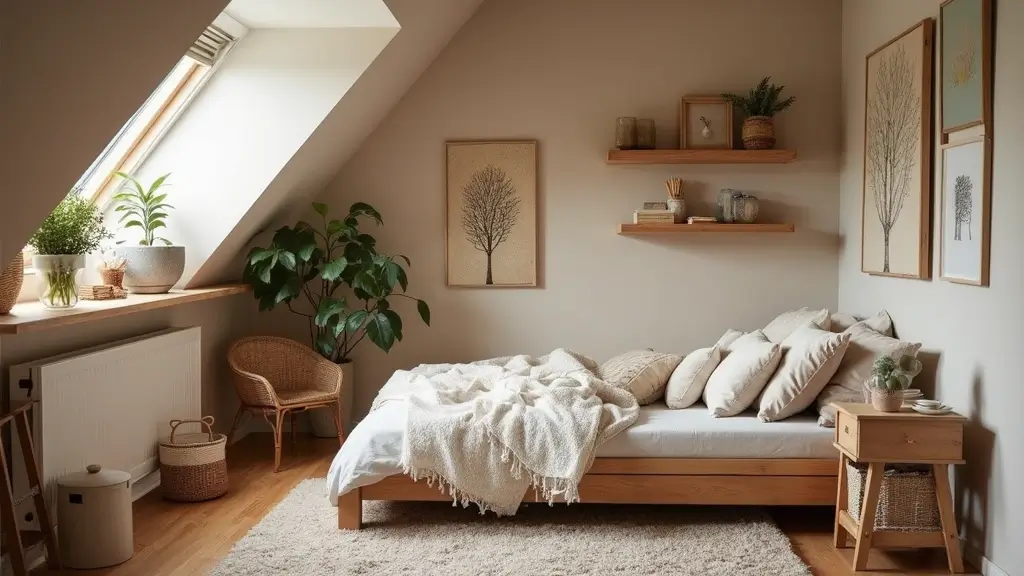 30+ Slanted Ceiling Bedroom Ideas That Maximize Space