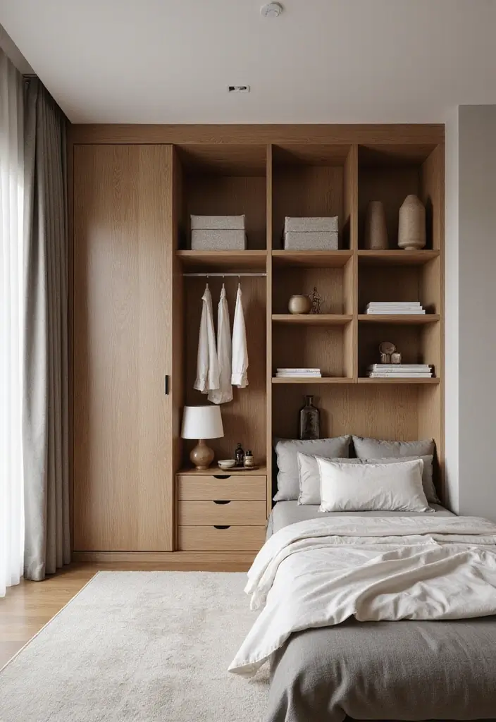 30+ Sliding Wardrobe Bedroom Design Ideas for Small Spaces 20 30+ Sliding Wardrobe Bedroom Design Ideas for Small Spaces - 20. L-Shaped Sliding Wardrobe