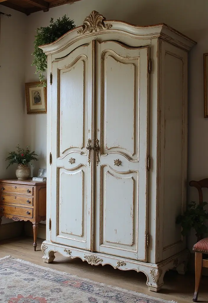 30+ Sliding Wardrobe Bedroom Design Ideas for Small Spaces 4 30+ Sliding Wardrobe Bedroom Design Ideas for Small Spaces - 4. Vintage-Inspired Sliding Wardrobe
