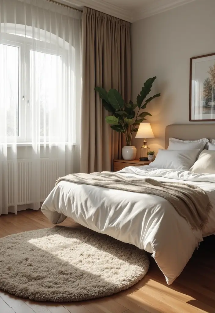 30+ Small Bedroom Ideas That Work Even in Tiny Spaces 15 30+ Small Bedroom Ideas That Work Even in Tiny Spaces - 15. Textured Rugs