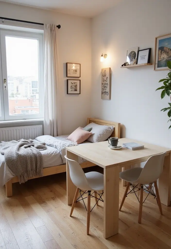30+ Small Bedroom Ideas That Work Even in Tiny Spaces 27 30+ Small Bedroom Ideas That Work Even in Tiny Spaces - 27. Use of Space-Saving Furniture