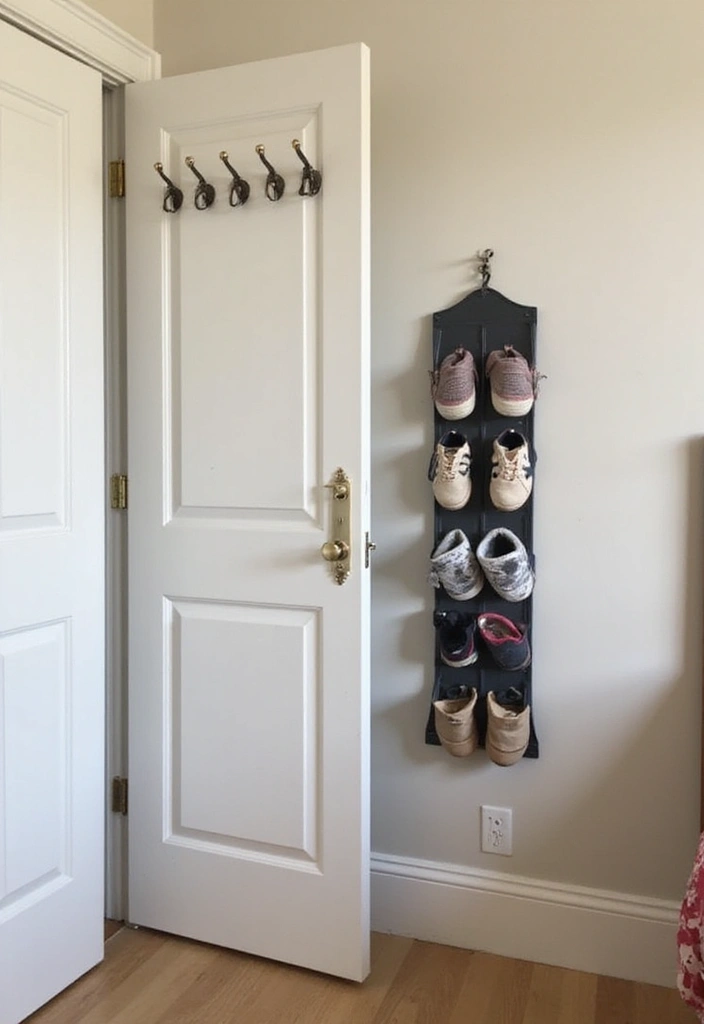 30+ Small Bedroom Ideas That Work Even in Tiny Spaces 8 30+ Small Bedroom Ideas That Work Even in Tiny Spaces - 8. Utilize Door Space