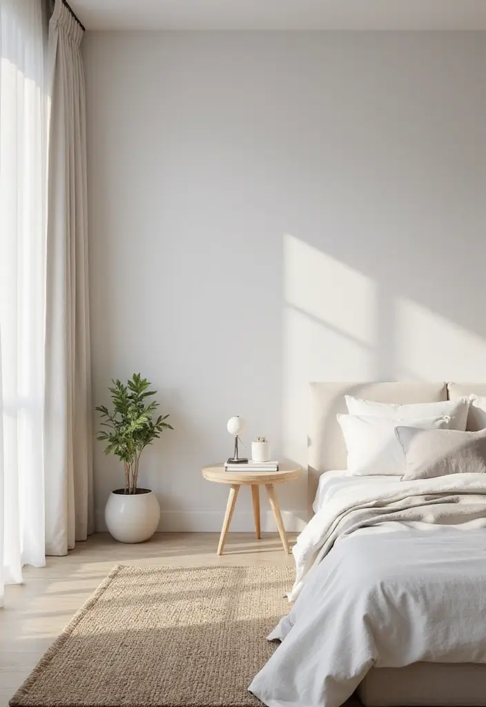 30+ Small Modern Bedroom Ideas That Save Space in Style 11 30+ Small Modern Bedroom Ideas That Save Space in Style - 11. Minimalist Decor Choices