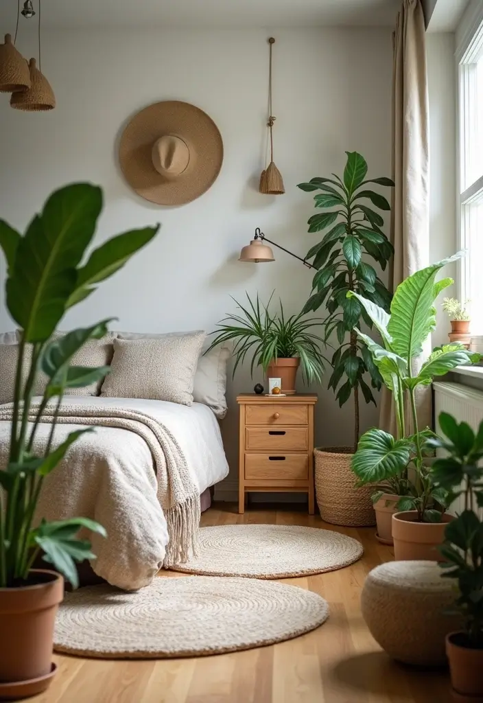 30+ Small Modern Bedroom Ideas That Save Space in Style 15 30+ Small Modern Bedroom Ideas That Save Space in Style - 15. Incorporate Natural Elements