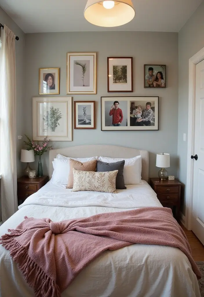 30+ Small Modern Bedroom Ideas That Save Space in Style 22 30+ Small Modern Bedroom Ideas That Save Space in Style - 22. Personal Touches