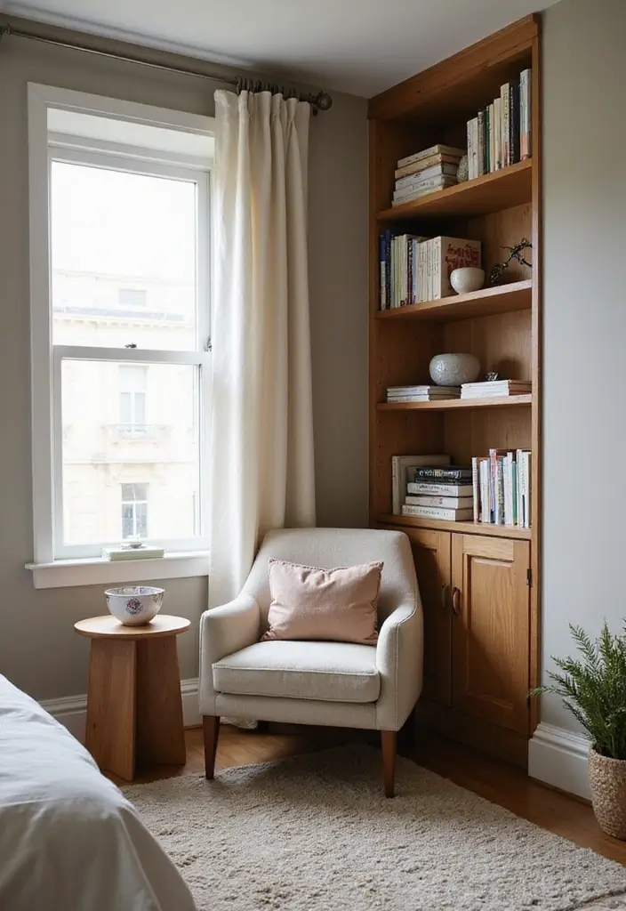 30+ Small Modern Bedroom Ideas That Save Space in Style 30 30+ Small Modern Bedroom Ideas That Save Space in Style - 30. Personal Reading Nook